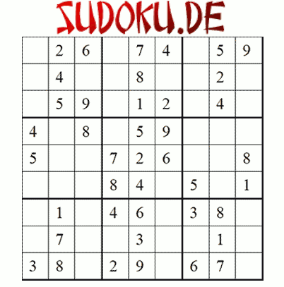 Sudoku PDF zum Downloaden und Ausdrucken